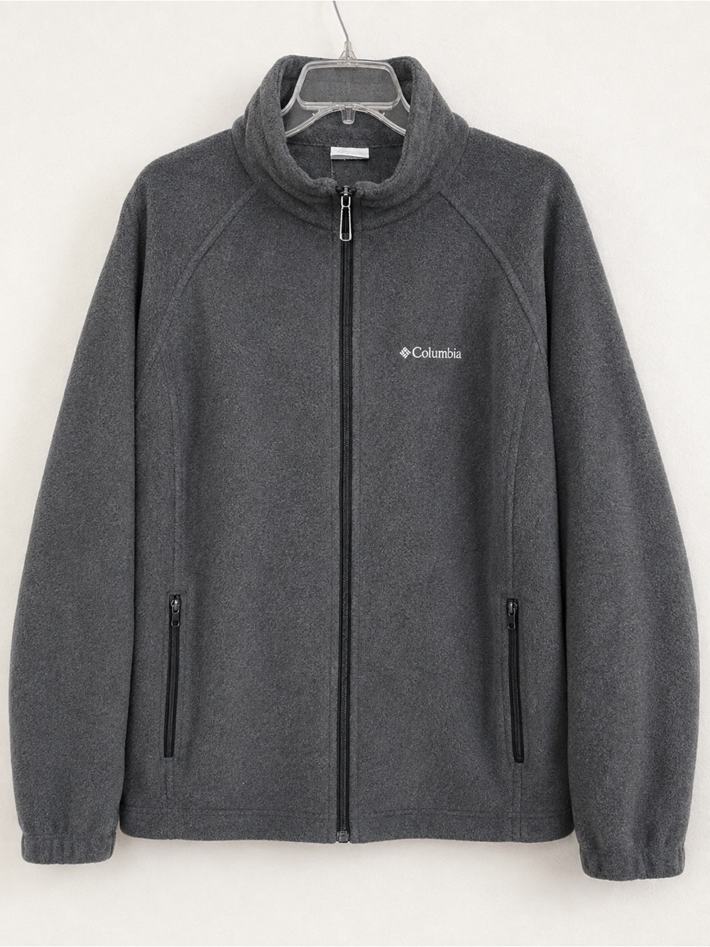 Columbia Women's Benton Springs Full-Zip Fleece Jacket - Charcoal Gray - 3X